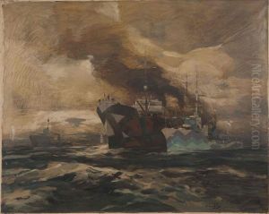 Bateaux camoufles en mer