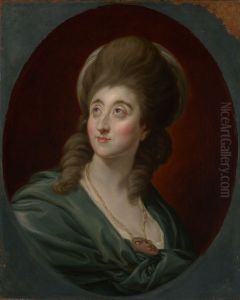 Portrait of Aleksandra nee Lubomirska, Wife of Stanislaw Potocki (1758-1831) by Pompeo Batoni