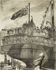 Departure of a Troopship Departure of a Troopship