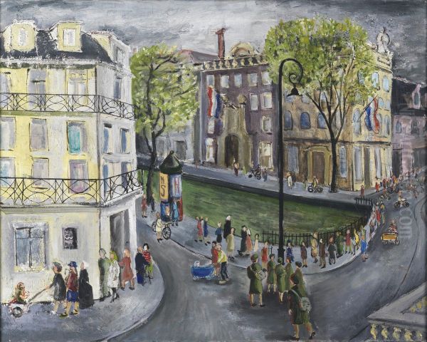 CWACS on Leave in Amsterdam, September 1945 - view 1