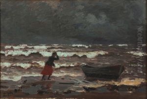 Den tomme bad (motiv fra Gammel Skagen) by Laurits Tuxen