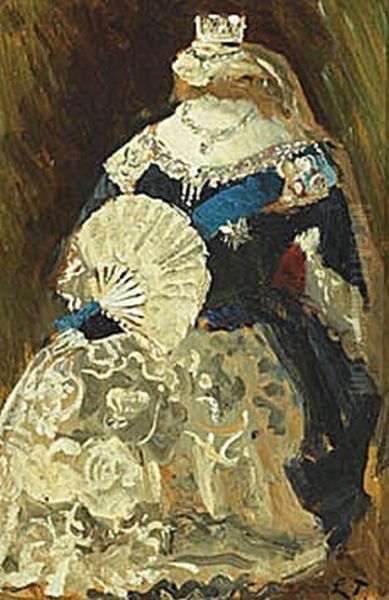 The coronation dress of Queen Victoria. - view 1