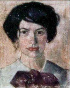 Portrait of Helena Czerwijowska by Stanislaw Ignacy Witkiewicz (Witkacy)