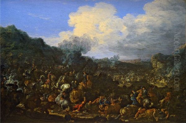 Cavalry battle - view 1