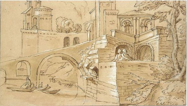 Fantasy view with the Ponte Rotto - view 1