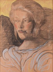 Portret kobiety by Stanislaw Ignacy Witkiewicz (Witkacy)