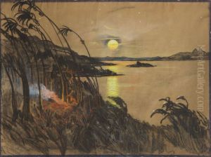 Australian landscape by Stanislaw Ignacy Witkiewicz (Witkacy)
