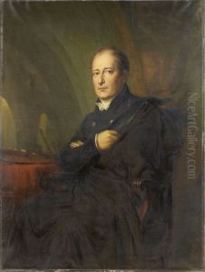 Portrait of Francois Gerard by Marie-Eleonore Godefroid