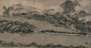 View of Ama-no-Hashidate by Sesshu Toya