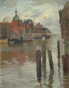 Dordrecht by Frits Thaulow