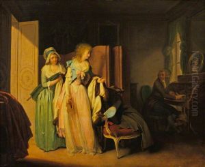 The Visit Returned by Louis-Leopold Boilly