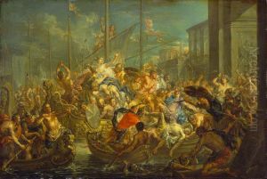 The Abduction of Helen by Johann Georg Platzer