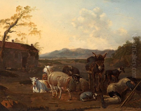 Landscape with a Sleeping Herdsman - view 1