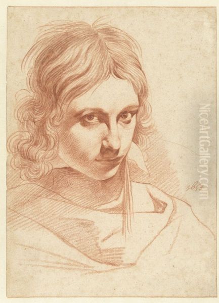 Portrait of a Young Man, Bust, Likely a Self- Portrait - view 1