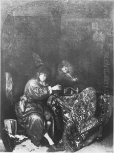 Two chessmen by Adriaen Van Der Werff