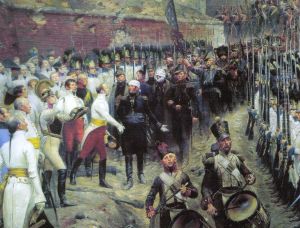 Sortie de la garnison de Huningue by Edouard Detaille