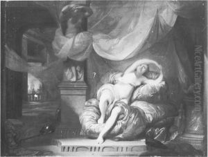 The mourning Dido by Adriaen Van Der Werff