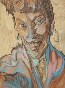 Portrait of a Woman by Stanislaw Ignacy Witkiewicz (Witkacy)