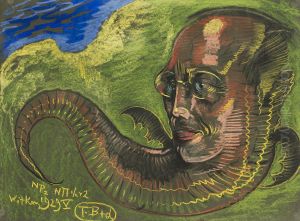 Portret Edmunda Strazyskiego, z odwlokiem skorpiona Portret Edmunda Strazyskiego, z odwlokiem skorpiona