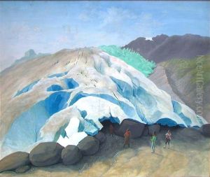 The Glacier Tverrbreen in Jostedal by Johannes Flintoe