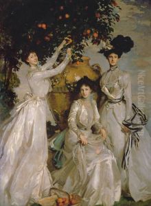 Portrait of the Acheson sisters by John Singer Sargent