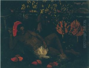 Kopia Obrazu Paula Gauguin "Te Arii Vahine" by Stanislaw Ignacy Witkiewicz (Witkacy)