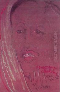 Portret meski by Stanislaw Ignacy Witkiewicz (Witkacy)