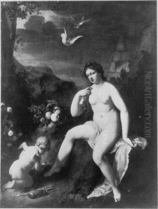 Venus and Cupid by Adriaen Van Der Werff