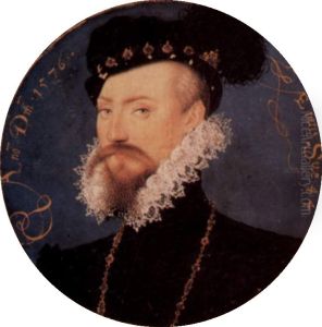 Robert Dudley, 1st Earl of Leicester by Nicholas Hilliard