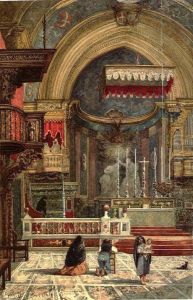 Interior of Saint John's Co-Cathedral, Valletta by Hans Johan Frederik Berg