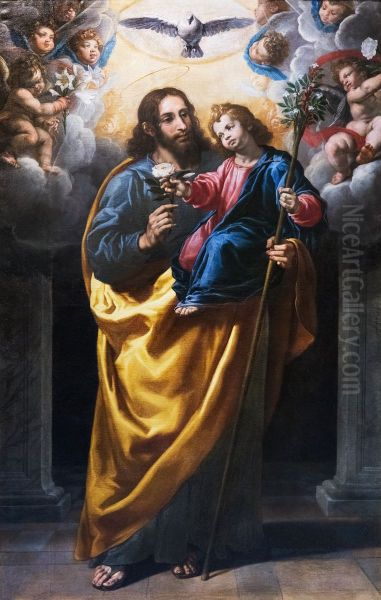 Saint Joseph portant l'enfant Jesus - view 1