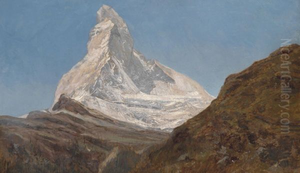 Matterhorn i solskin. 1874 - view 1