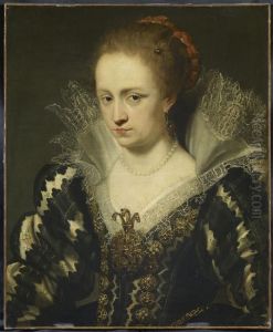 Portrait de Jacqueline van Caestre, epouse de  Cordes
