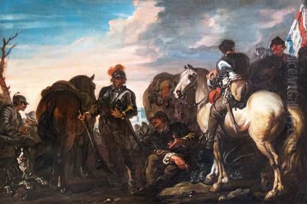 Charles Parrocel - Halte de soldats - view 1