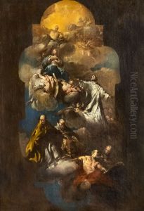Gloire de saint Philippe de Neri by Giovanni Domenico Ferretti