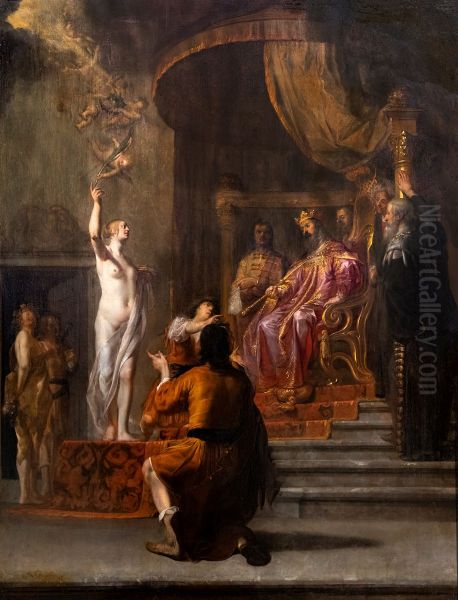Nicolaus Knupfer - Zorobabel devant Darius - view 1