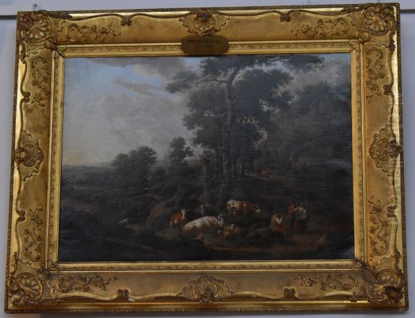 Paysage avec figures et animaux - view 1