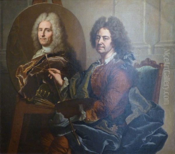 Self Portrait before the Portrait of Francois Castanier - view 1