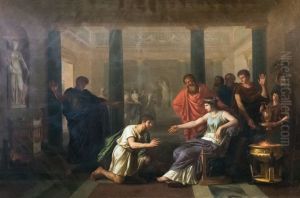 Jean-Jacques Lagrenee - Ulysse dans le palais d'Alcinous