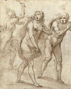 The Expulsion From Eden by Guglielmo Caccia