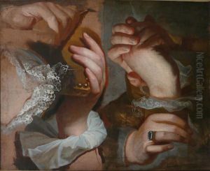Hands Study by Hyacinthe Rigaud
