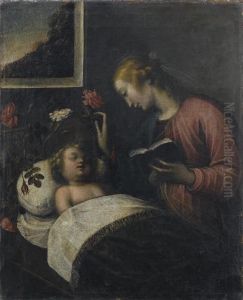 Madonna Col Bambino by Orsola Maddalena Caccia