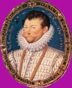 Sir Francis Drake by Nicholas Hilliard