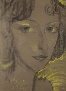 Portrait of Janina Turowska-Leszczynska Portrait of Janina Turowska-Leszczynska