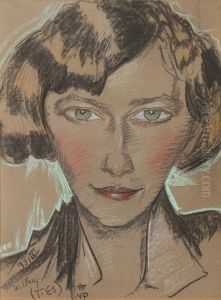 Portret Eugenii Dunin-Borkowskiej by Stanislaw Ignacy Witkiewicz (Witkacy)