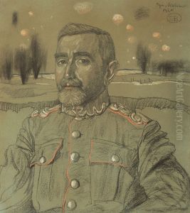 Portrait of Stanislaw Niklas by Stanislaw Ignacy Witkiewicz (Witkacy)