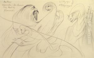 Earthly and spiritual love on two planes by Stanislaw Ignacy Witkiewicz (Witkacy)
