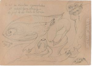 Ce sont les Monstres ogonophobes et pedophiles en compagnie du prof. de La Scala di Cigala by Stanislaw Ignacy Witkiewicz (Witkacy)