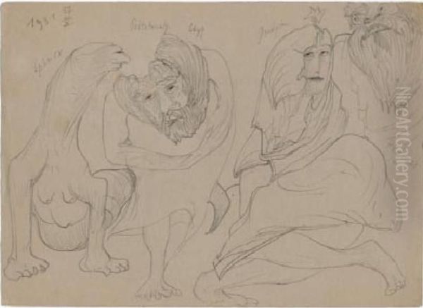 Sphynx. A Daddy like Oedipus. Judyta. Holofernes - view 1