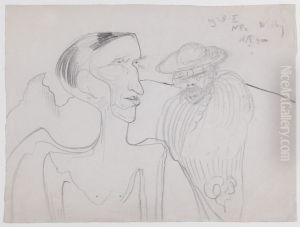 Composition with two characters by Stanislaw Ignacy Witkiewicz (Witkacy)